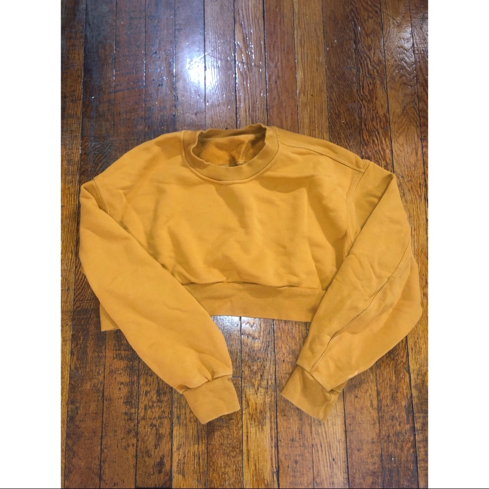 Custom lululemon cropped sweatshirt